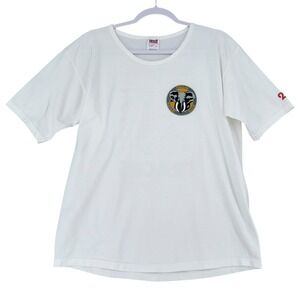 Anvil Vintage Dallas Safari Club Graphic T Shirt White Elephant Logo Mens Size L